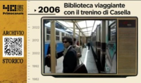 Dall'archivio storico di Primocanale, 2006: trenino di Casella diventa biblioteca viaggiante 